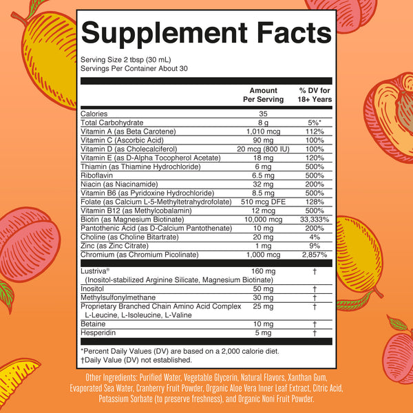 Liquid Morning Multivitamin + Hair Growth